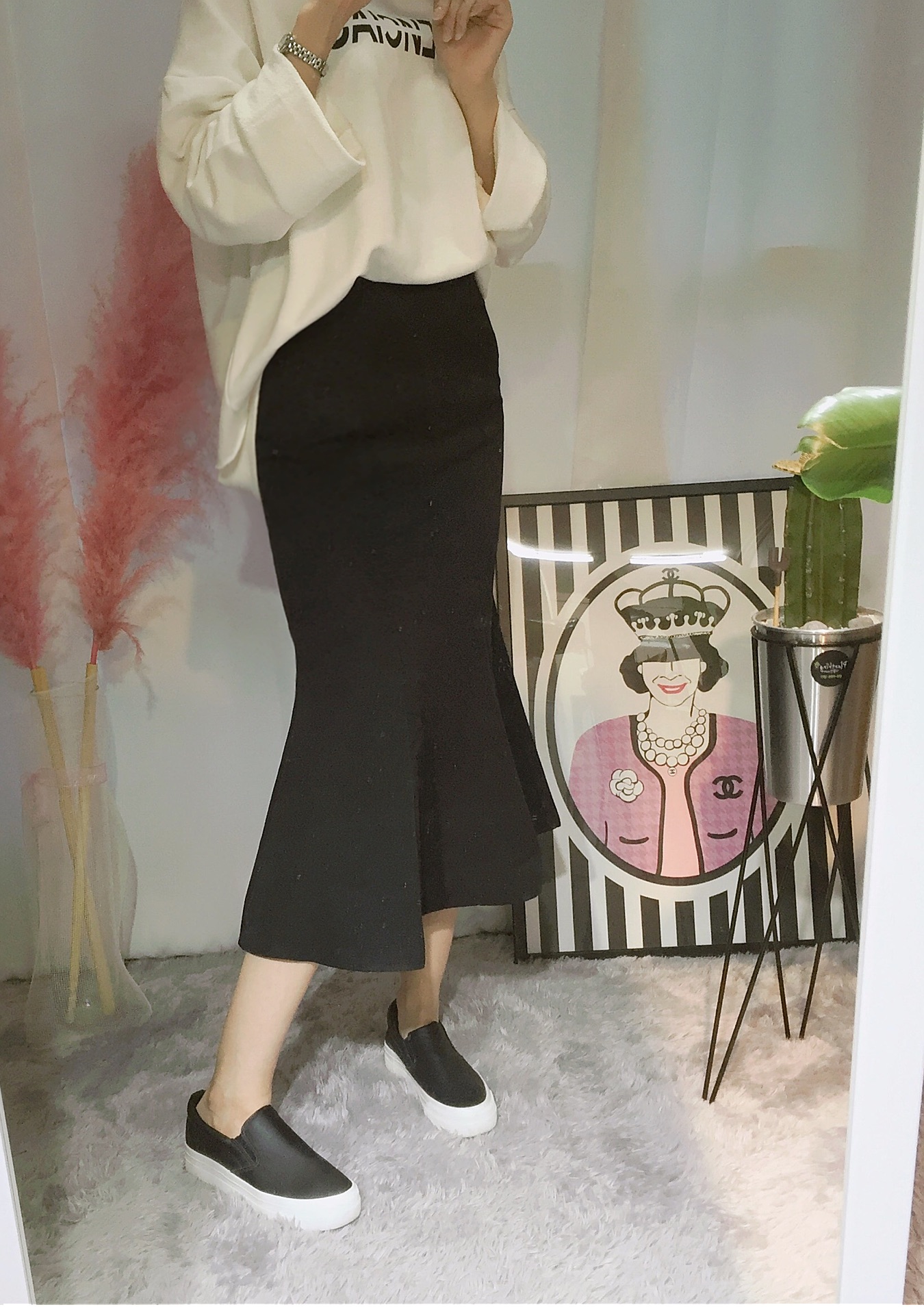 Select Long Mermaid Skirt Mermaid Flare Frilly Fla