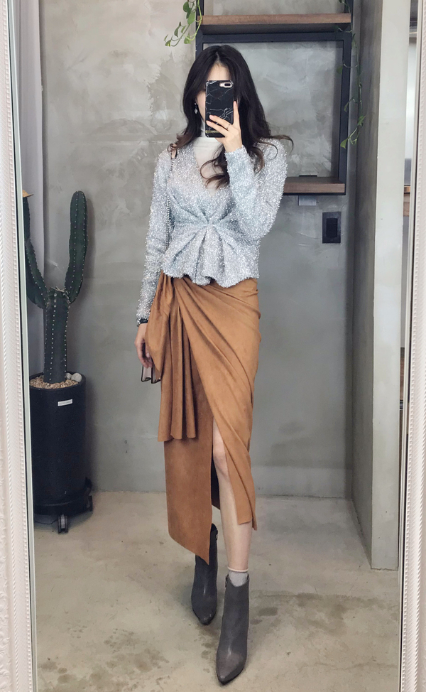 Free Shipping Autumn Semen Unisex H-line Skirt 3co