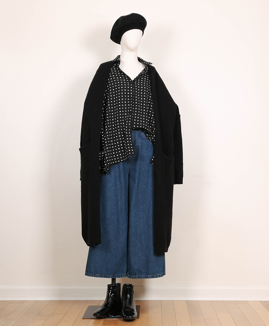 Korea Jeans Pants Banding Denim Wide Pants