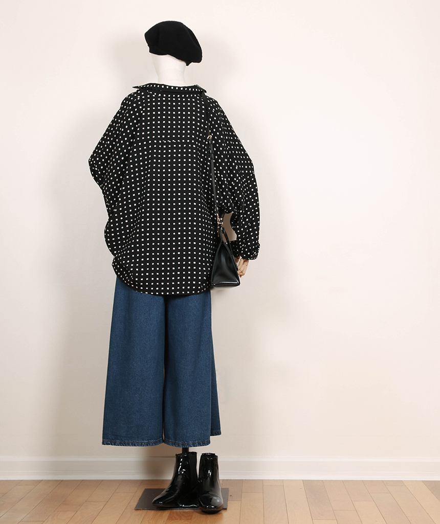 Korea Jeans Pants Banding Denim Wide Pants