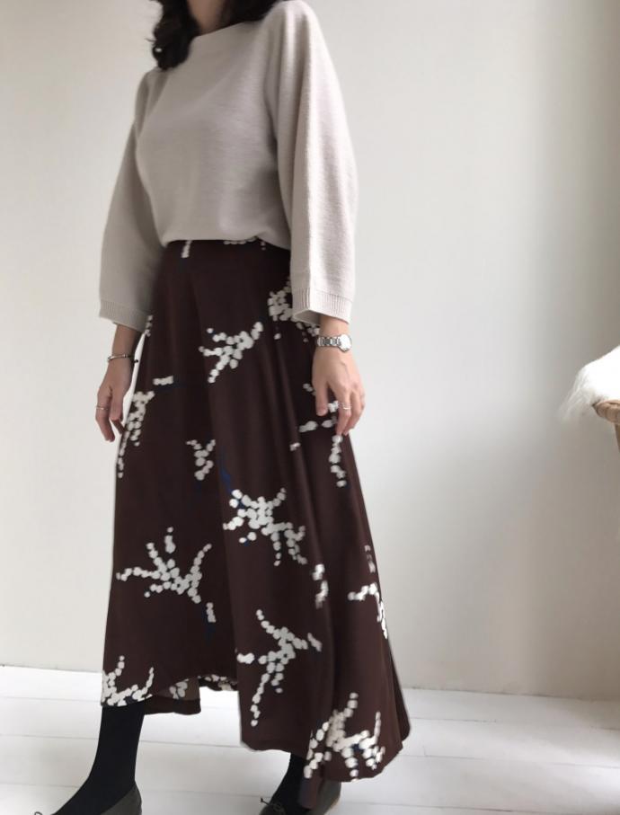 Flower Long Skirt Date Fashion Comfortable Easy to