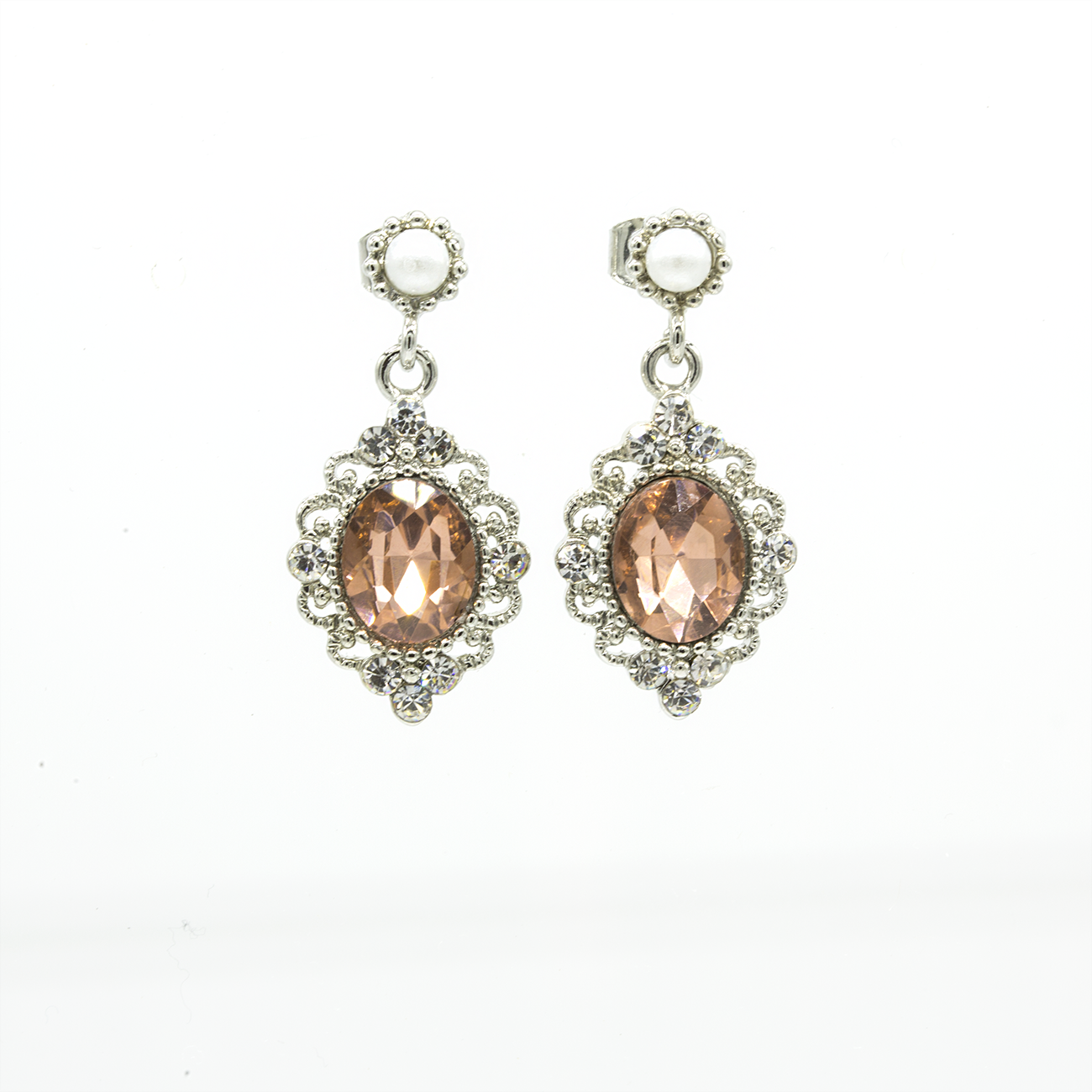 Estee Girl Earrings Pink Lucky Box Antique Feminin