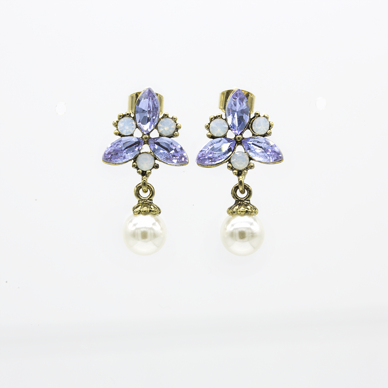 Estee Girl Earrings Pink Lucky Box Antique Feminin