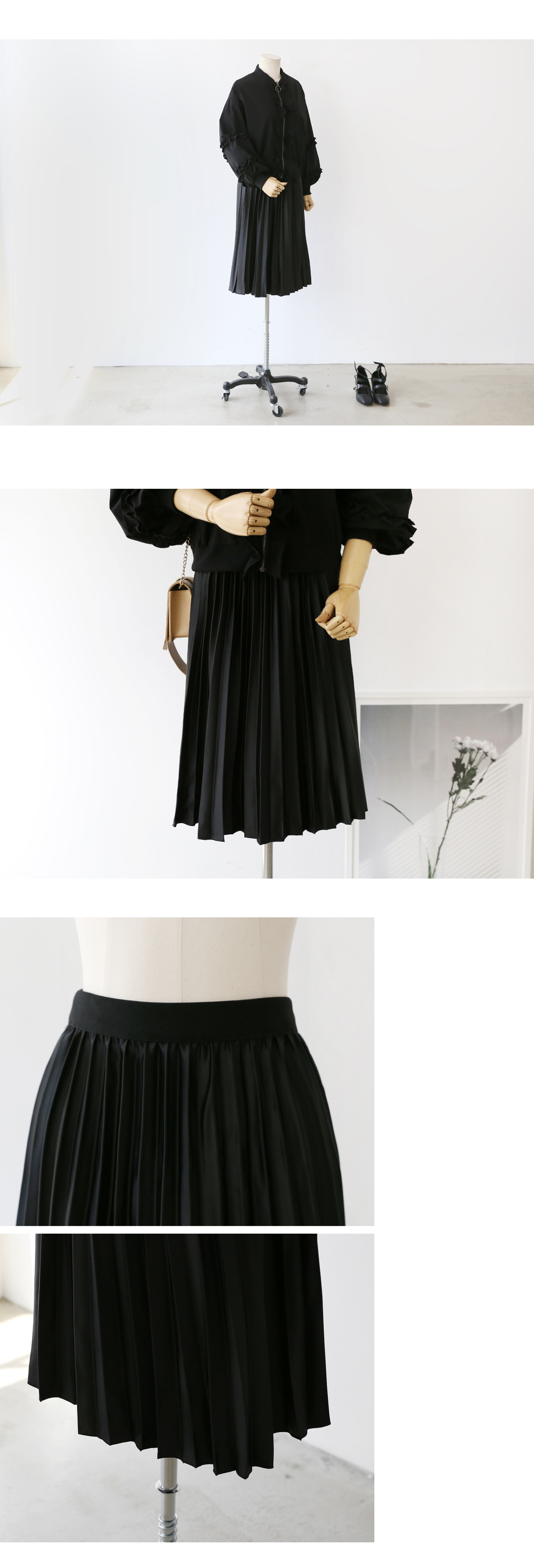 Comfortable luxury in the late 20s long skirt with