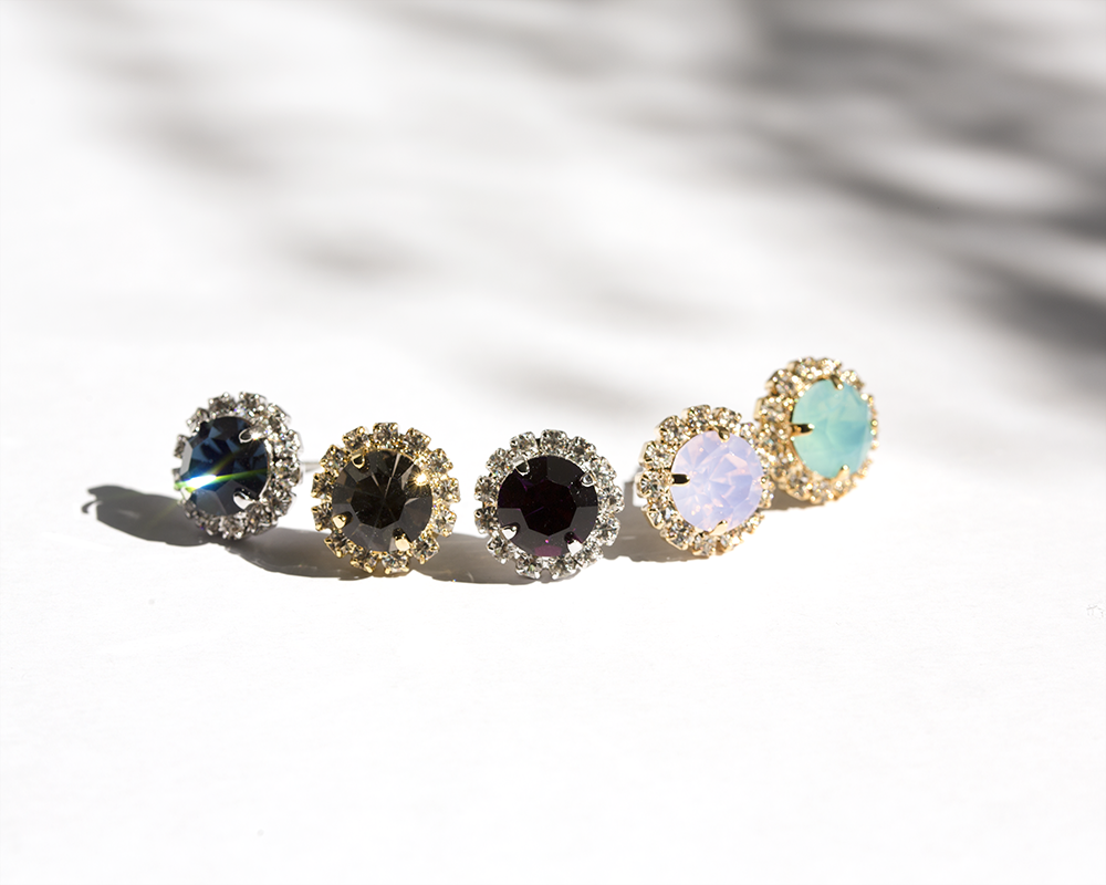 Estee Girl Earrings Pink Lucky Box Antique Feminin