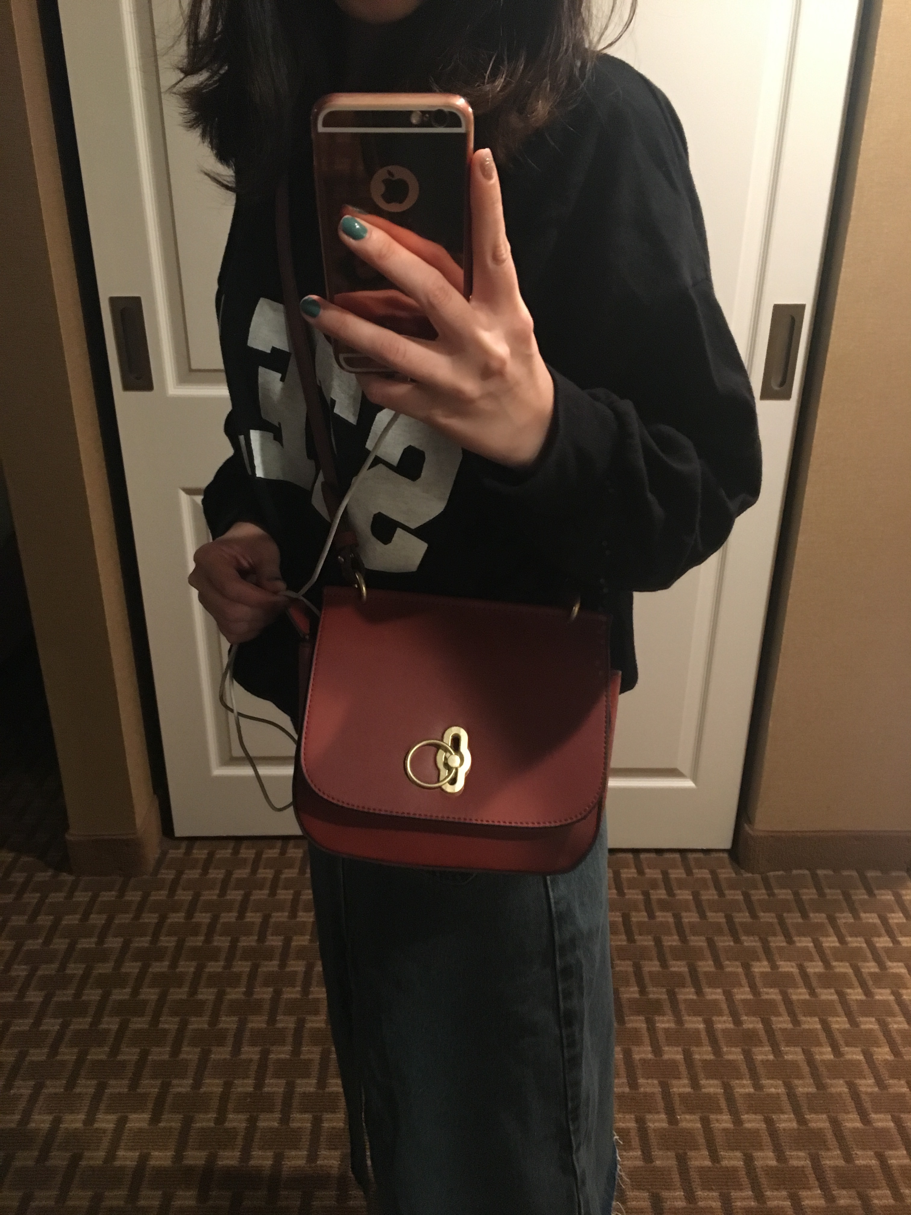 Denim Skirt Vintage Skirt Long Sheepskin Coat Deni