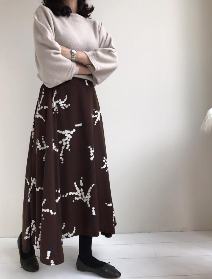 Flower Long Skirt Date Fashion Comfortable Easy to