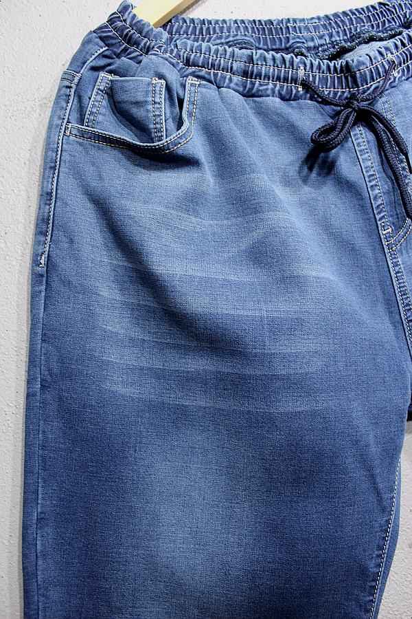 Korea Jeans Pants Men's Big Size Waist Bending 