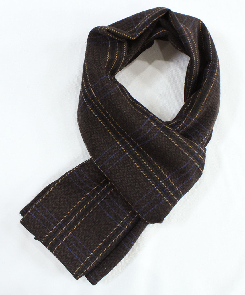 Check muffler Autumn winter shawl Daily fashion Ba