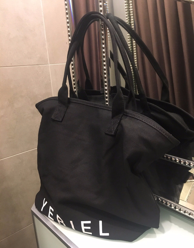 Colorless canvas eco bag full-bodied comfortably d