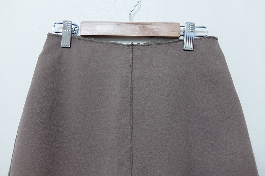 A Line Black Brown Mini Skirt Feminine Look Ha ha 