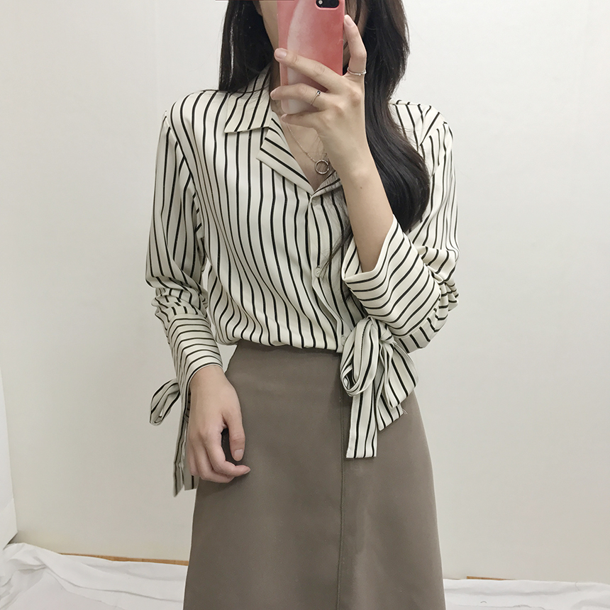 A Line Black Brown Mini Skirt Feminine Look Ha ha 