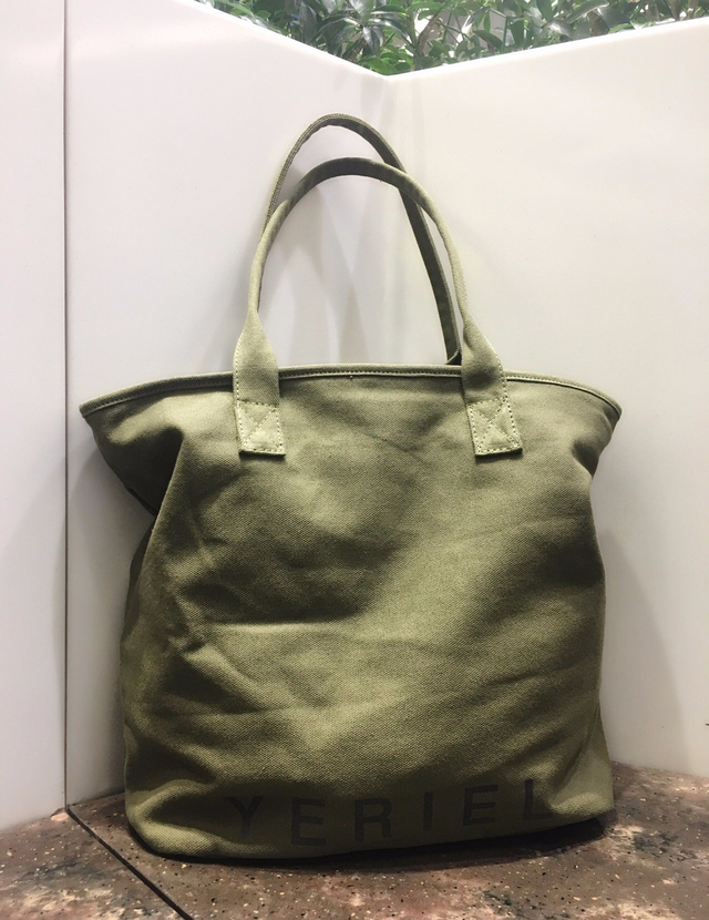 Colorless canvas eco bag full-bodied comfortably d