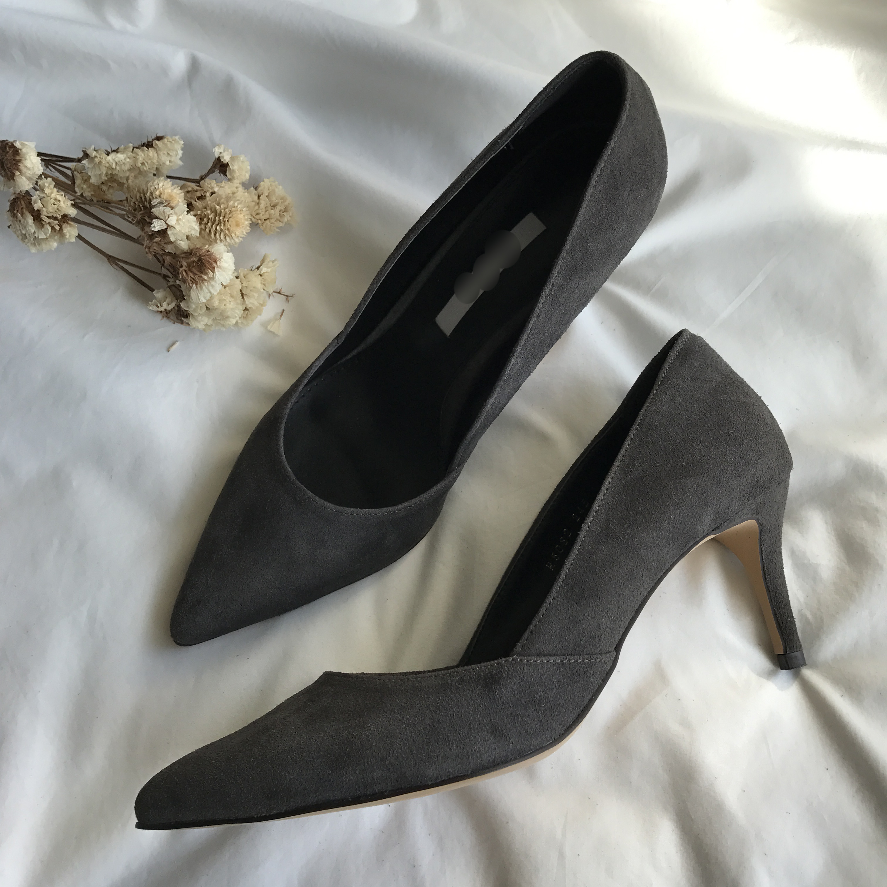 Sheepskin suede stiletto midsole 7cm handmade, 201