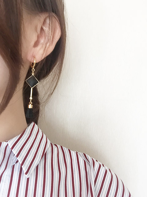 Uncut leather tassel drop earrings earrings unique