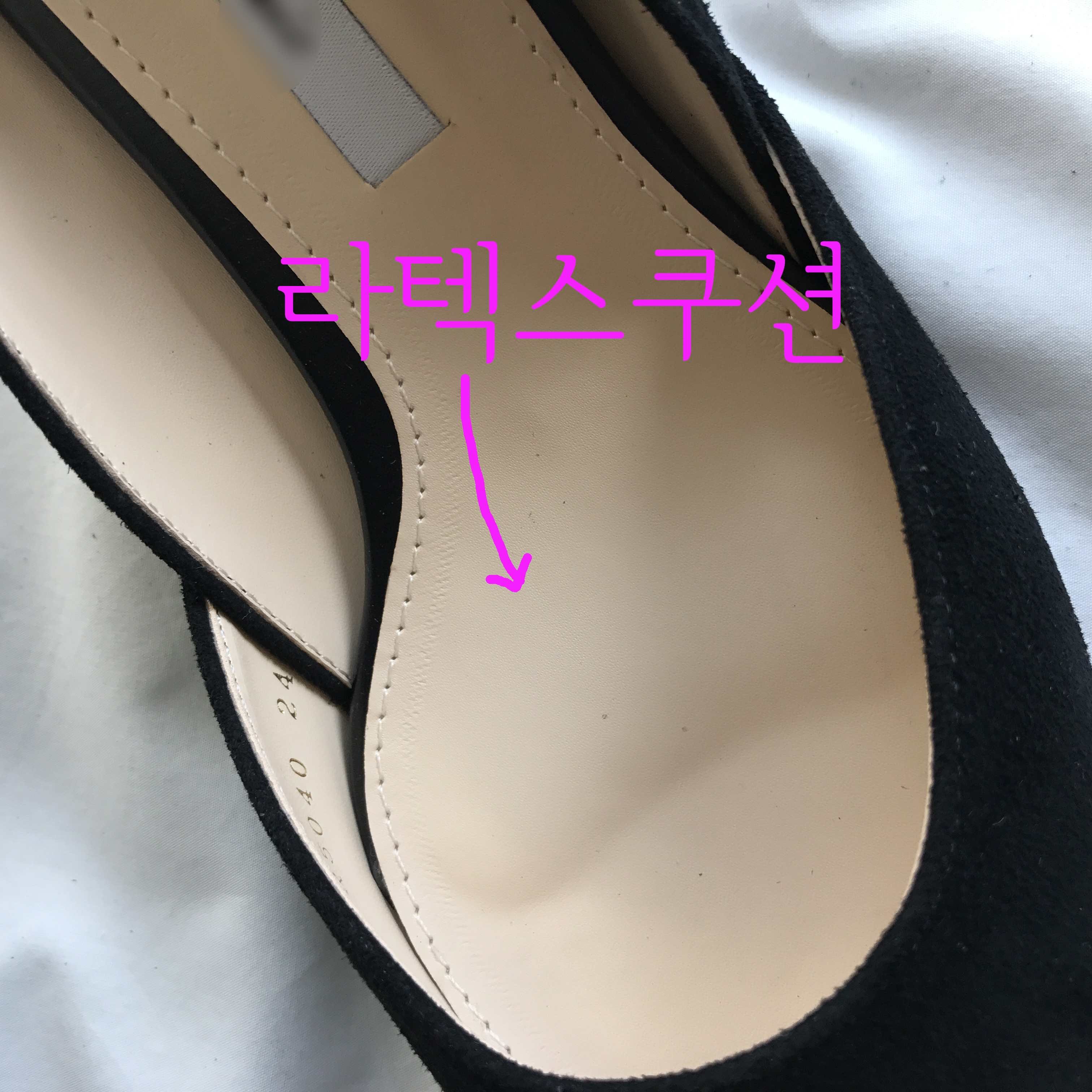 Sheepskin suede stiletto midsole 5cm handmade blac