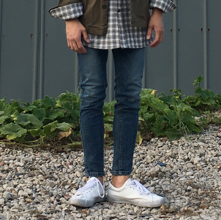 Korea Jeans Pants Vintage Washing Man Daily Look C