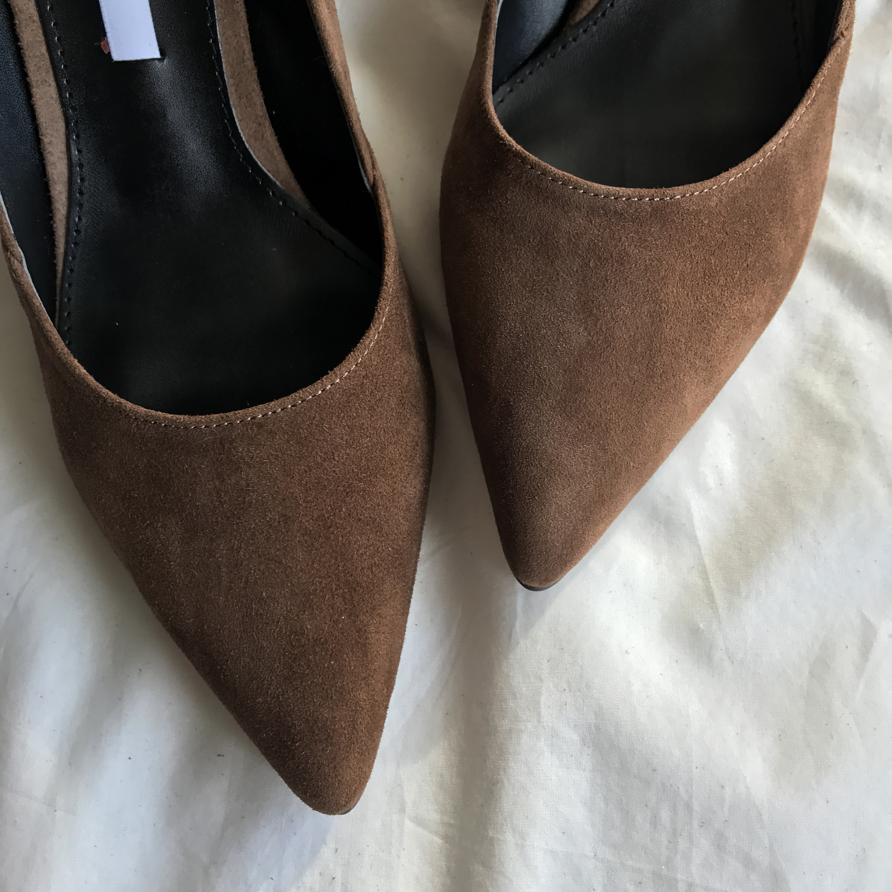 Sheepskin suede stiletto midsole 7cm handmade, 201