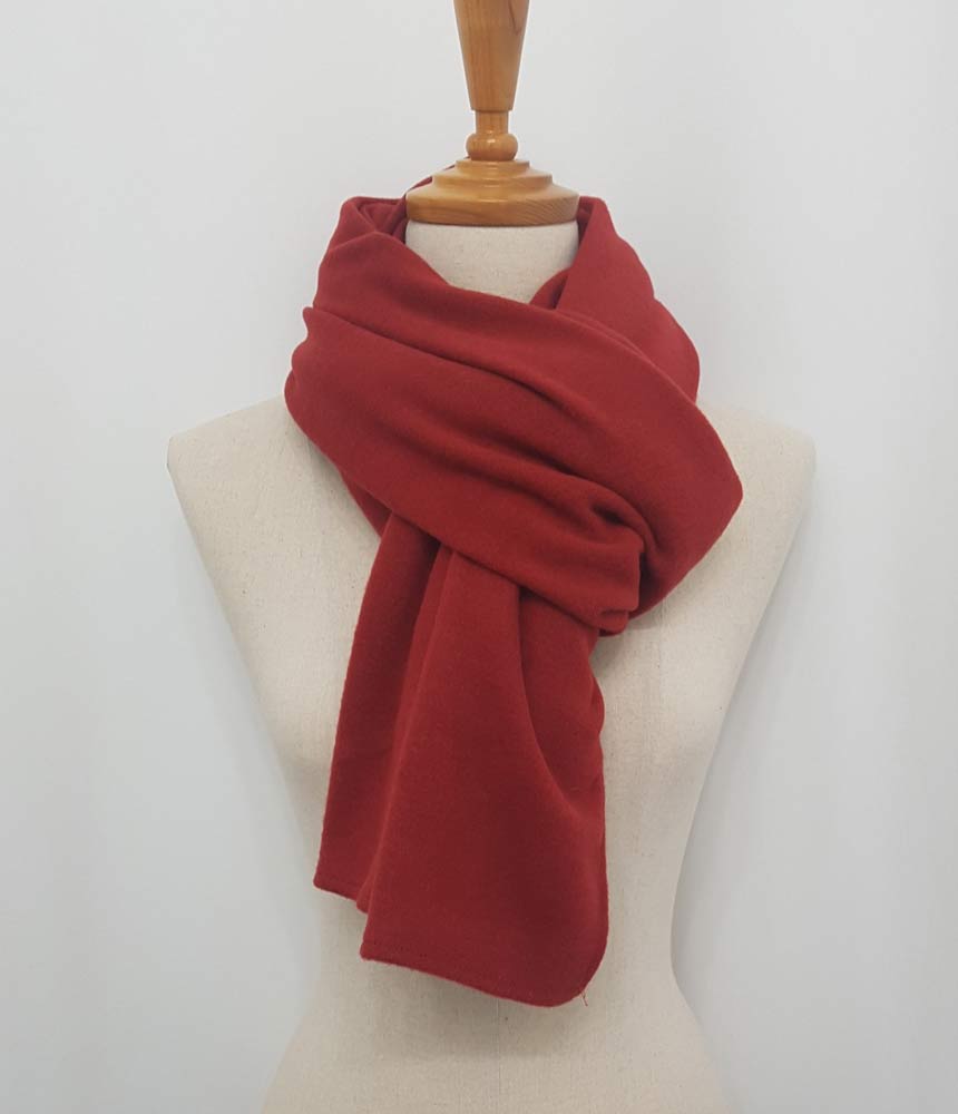Basic Wool Knit Muffler Shawl Mini Petite Couple I
