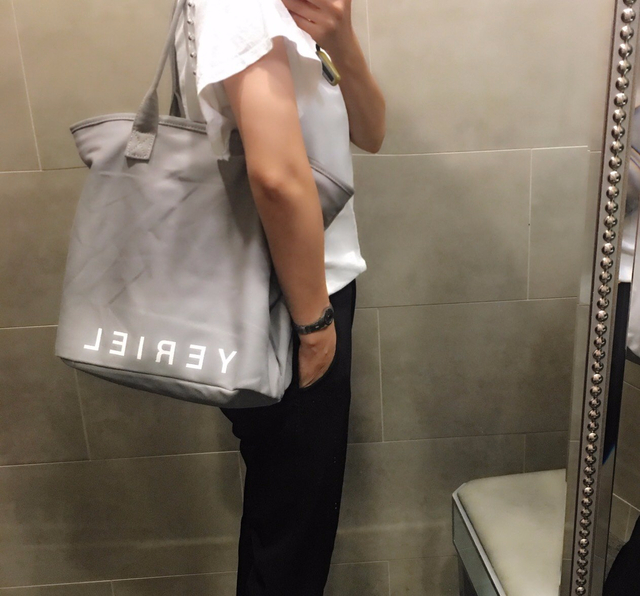 Colorless canvas eco bag full-bodied comfortably d