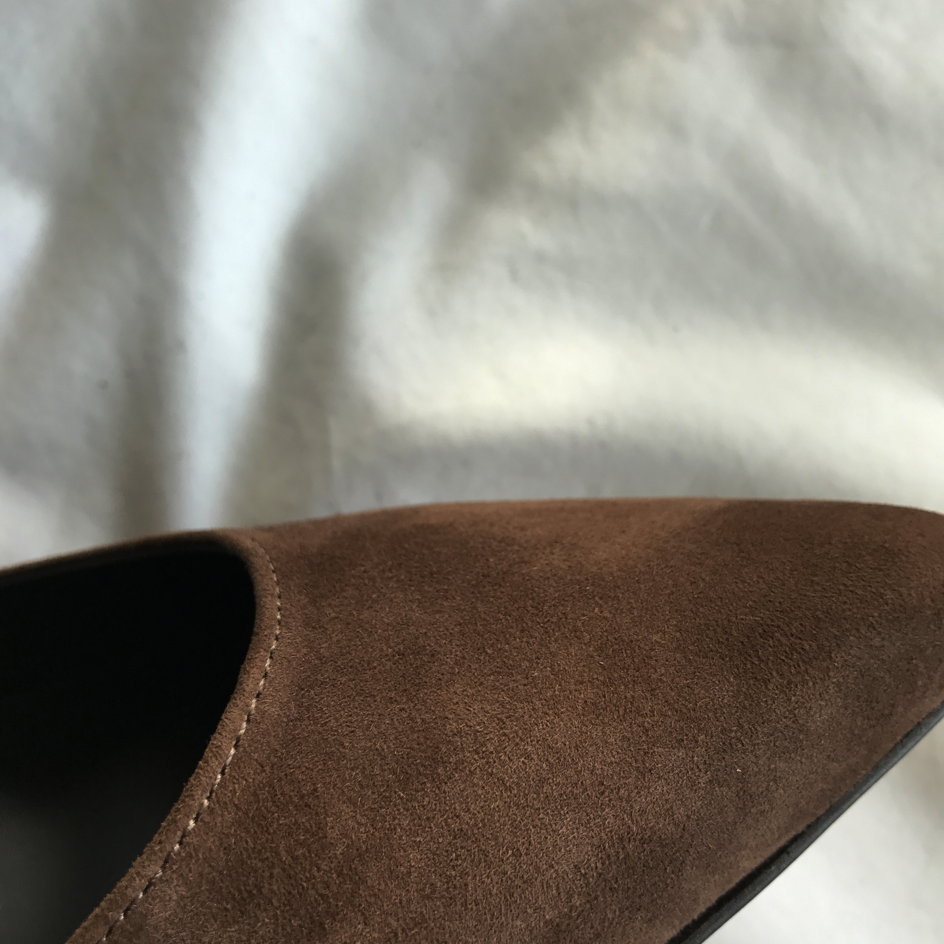 Sheepskin suede stiletto midsole 7cm handmade, 201