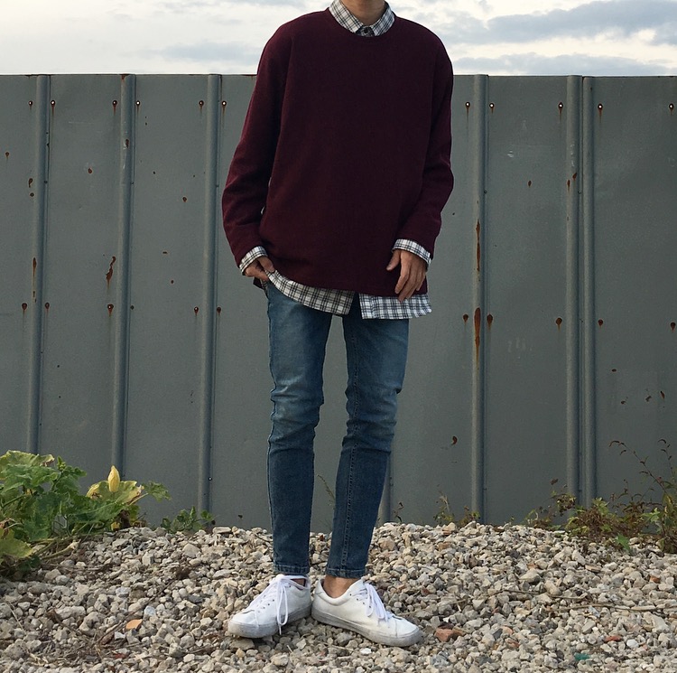 Korea Jeans Pants Vintage Washing Man Daily Look C