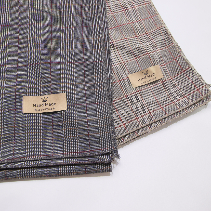 Handmade Glen check muffler Easy gift Fashion coor