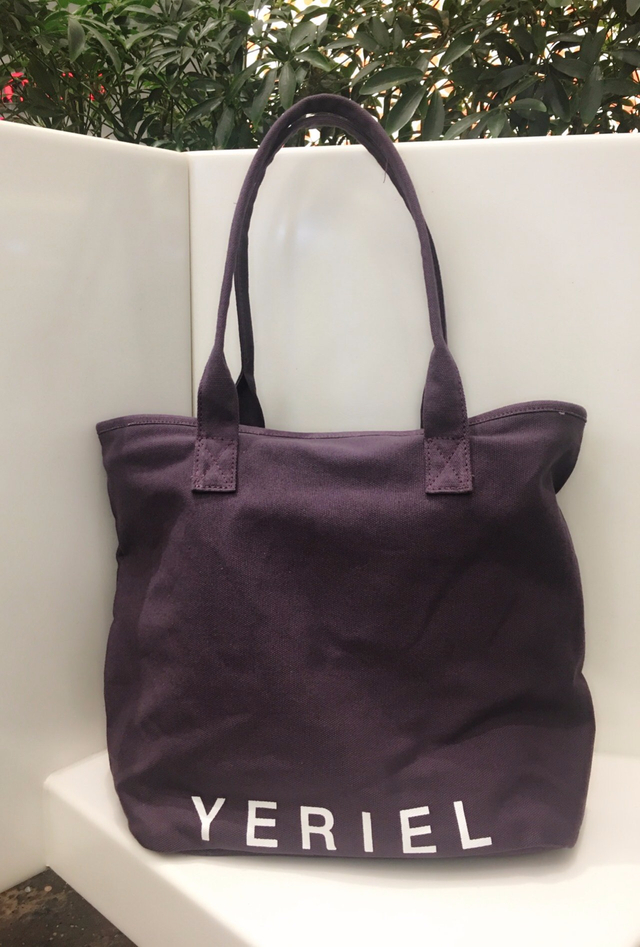 Colorless canvas eco bag full-bodied comfortably d