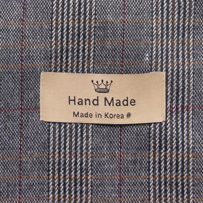 Handmade Glen check muffler Easy gift Fashion coor