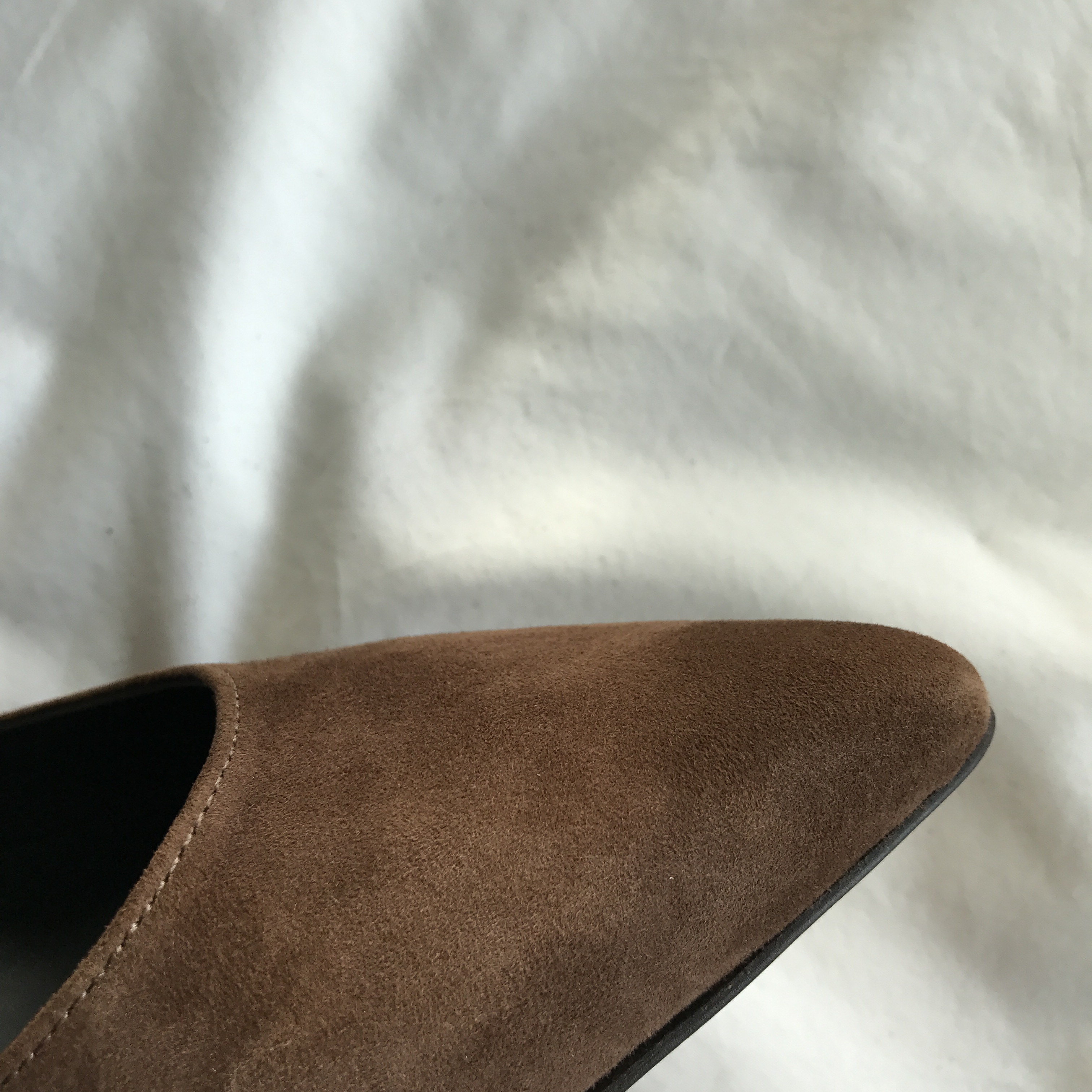 Sheepskin suede stiletto midsole 7cm handmade, 201