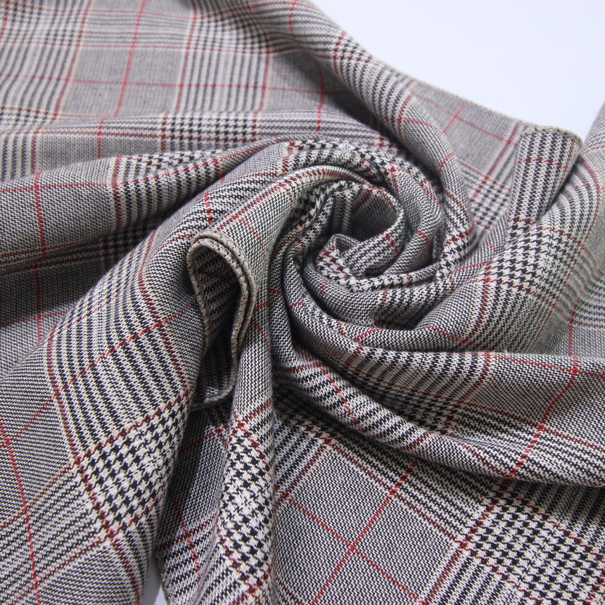 Handmade Glen check muffler Easy gift Fashion coor