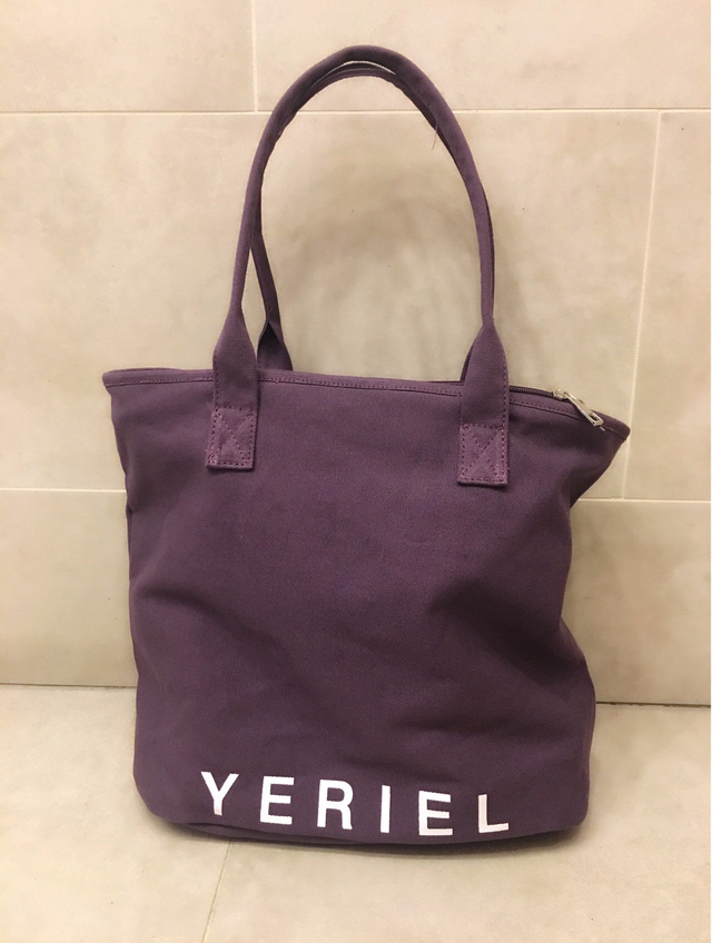 Colorless canvas eco bag full-bodied comfortably d