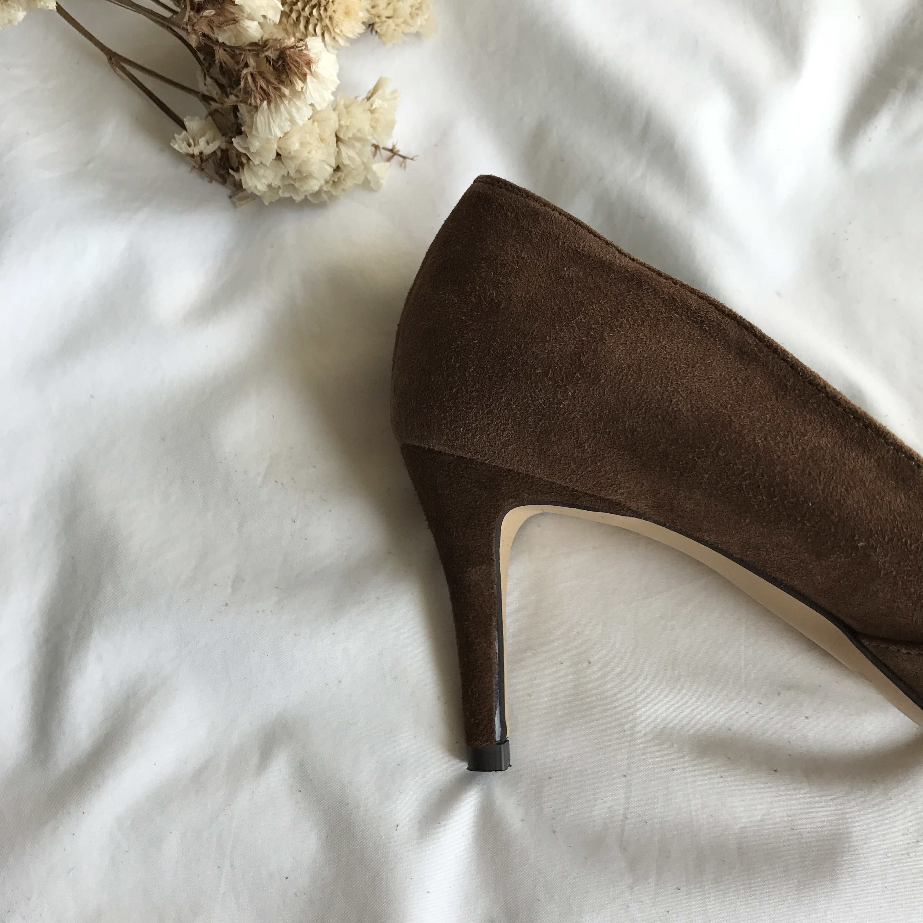 Sheepskin suede stiletto midsole 7cm handmade, 201