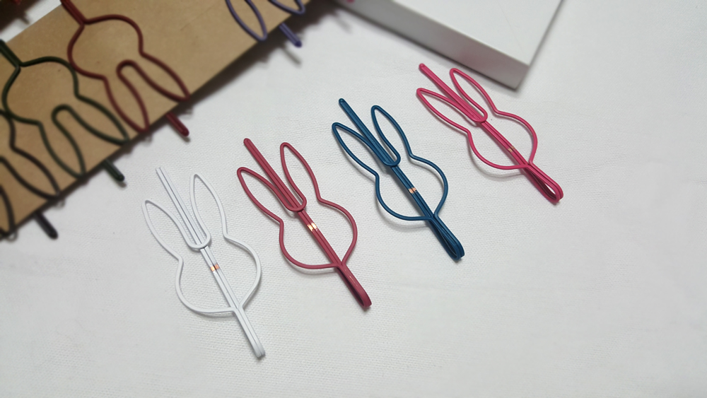 Hair Accessories Matte color tick pins set point p