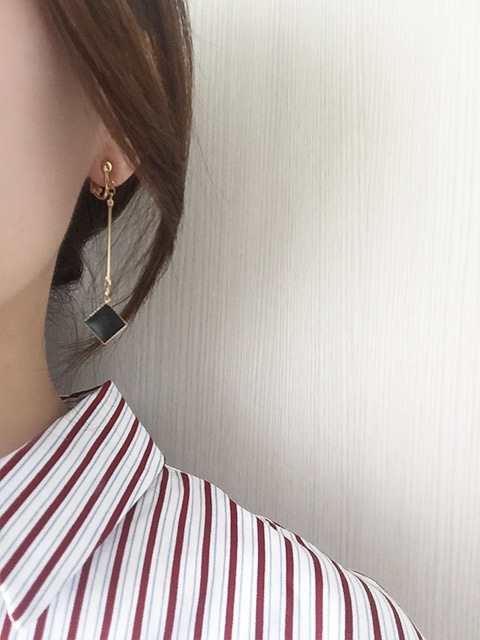 Uncut leather tassel drop earrings earrings unique