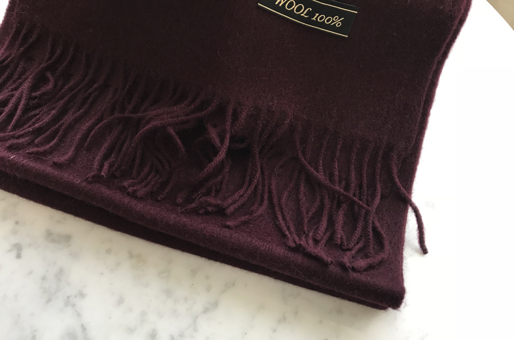 Winter Wool 100 Muffler - 10 Color Unisex Public G