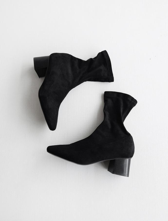 Kane's Slim Suede Middle Angle Boots 6cm Span A