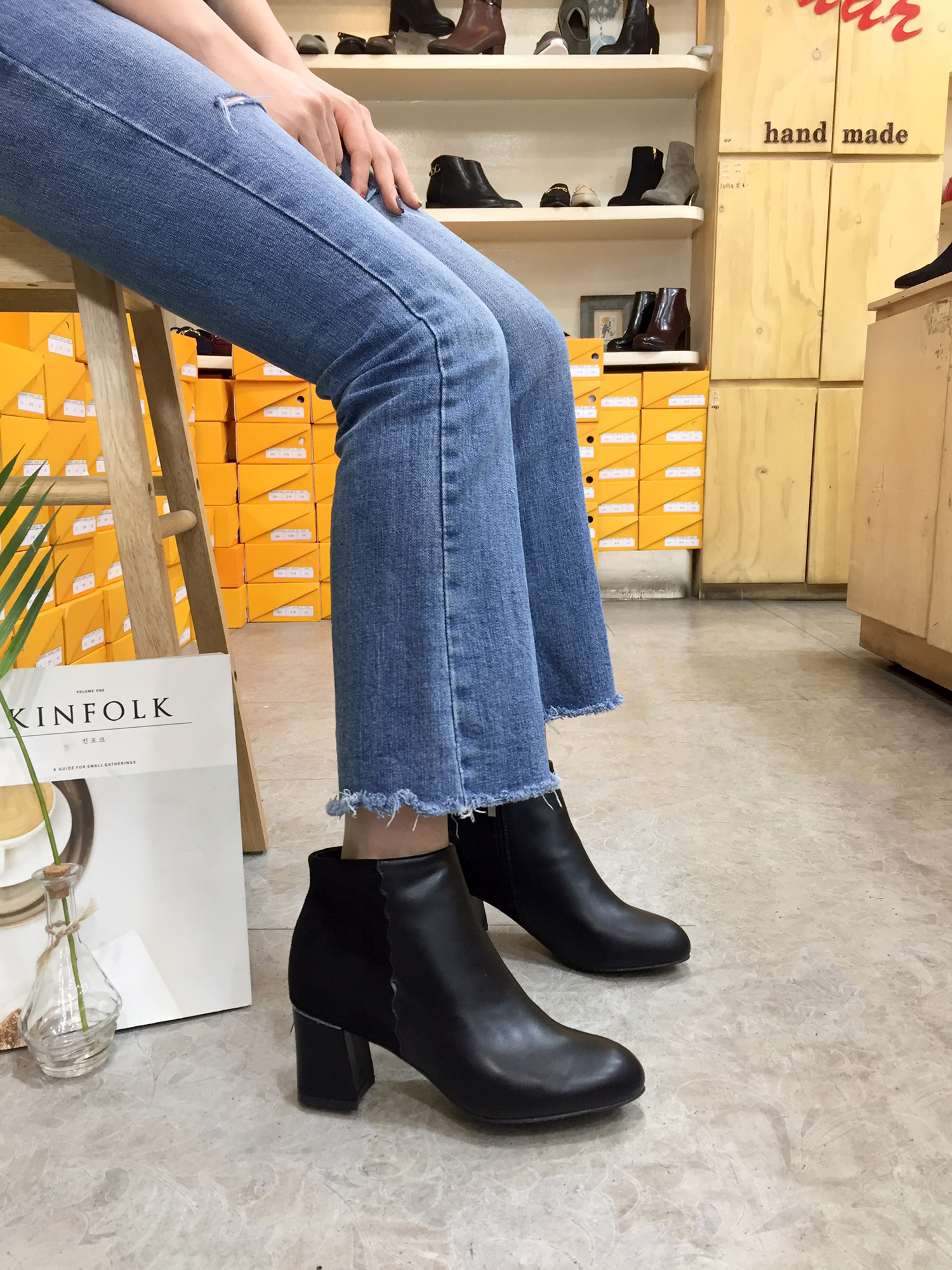 7cm Wavy Suede Color Zipper Decorative Chalice Ank