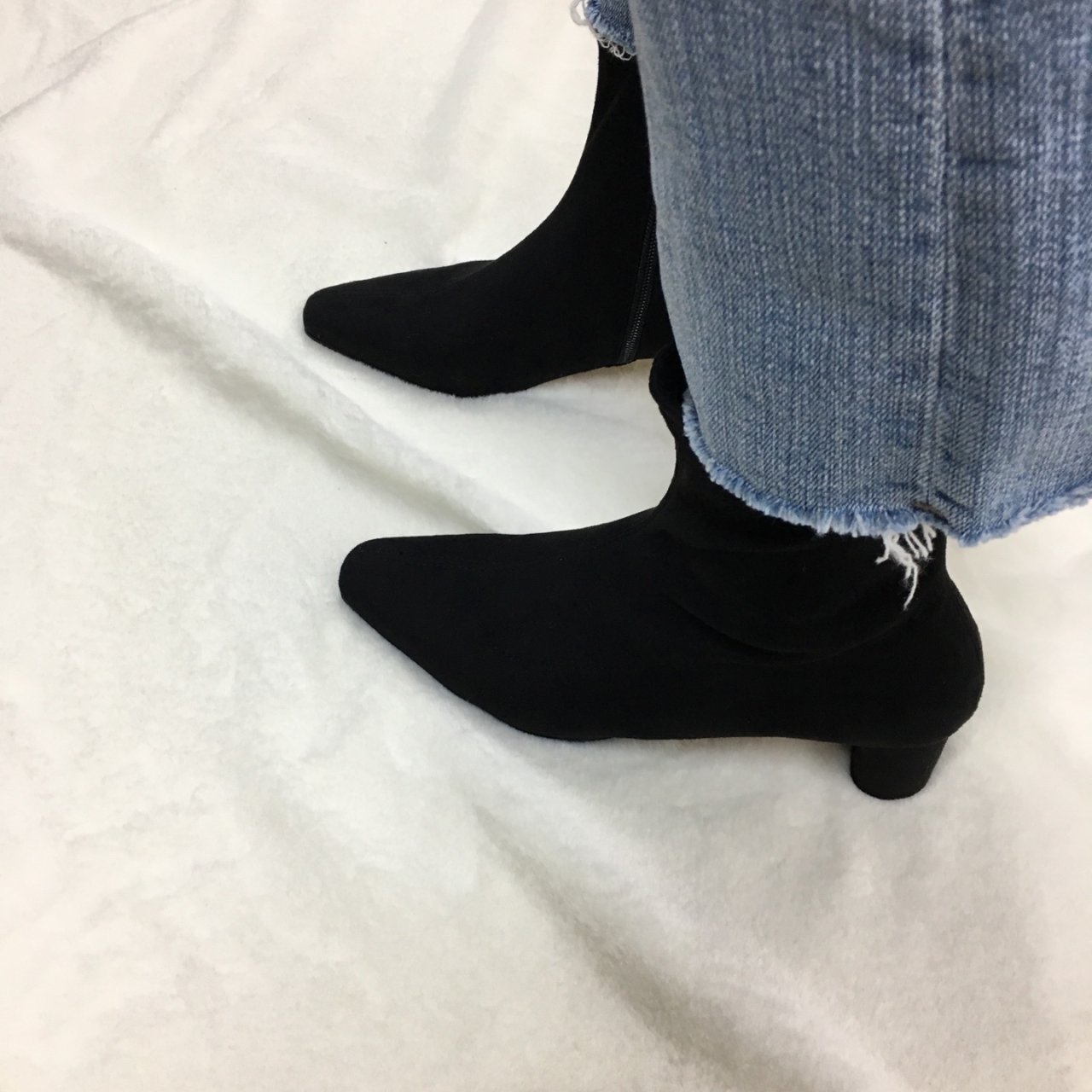 Middle Suede Angle Boots Span Ankle Hill Socks Soc