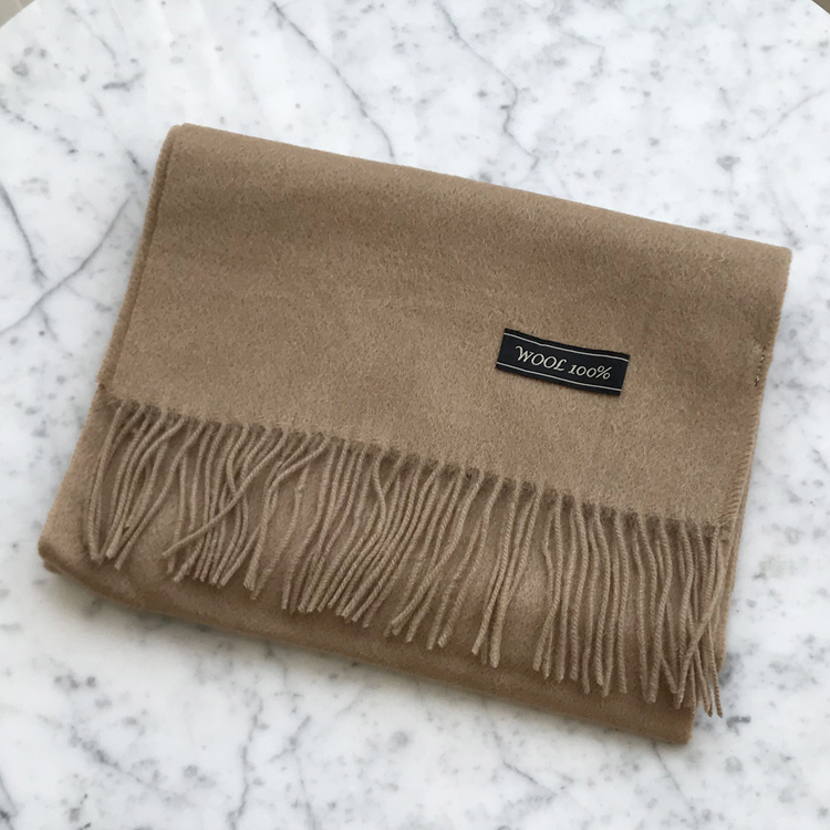 Winter Wool 100 Muffler - 10 Color Unisex Public G