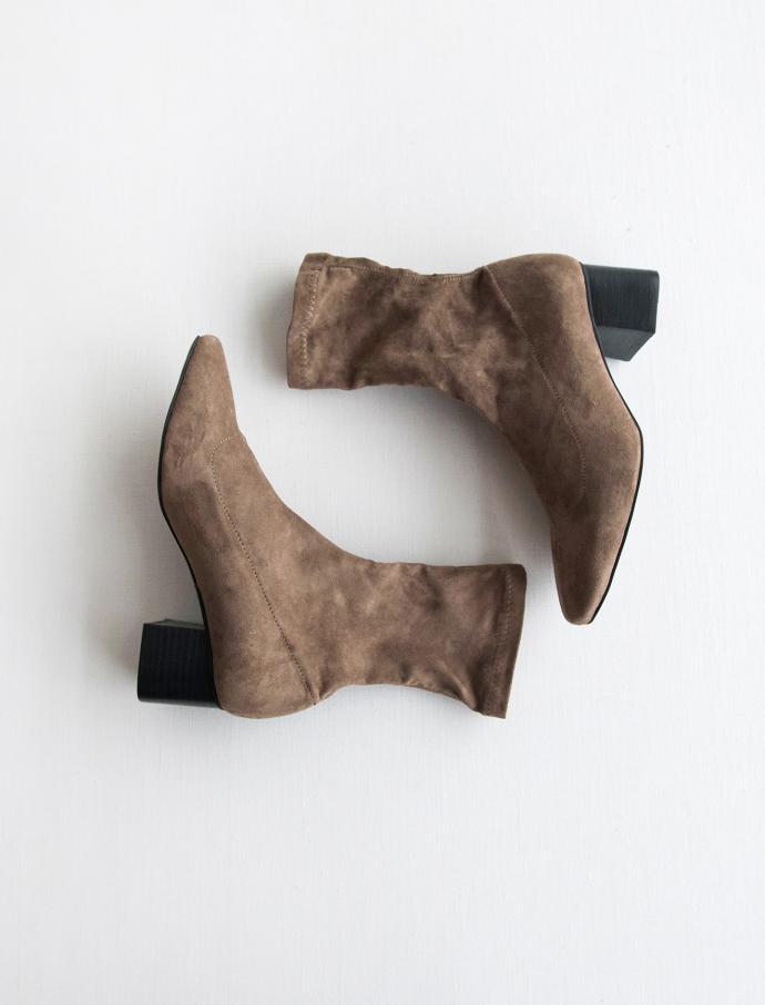 Kane's Slim Suede Middle Angle Boots 6cm Span A