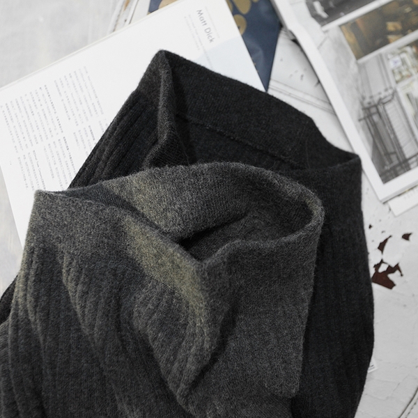 Sikkimodorugoji H line bending knit long skirt dai