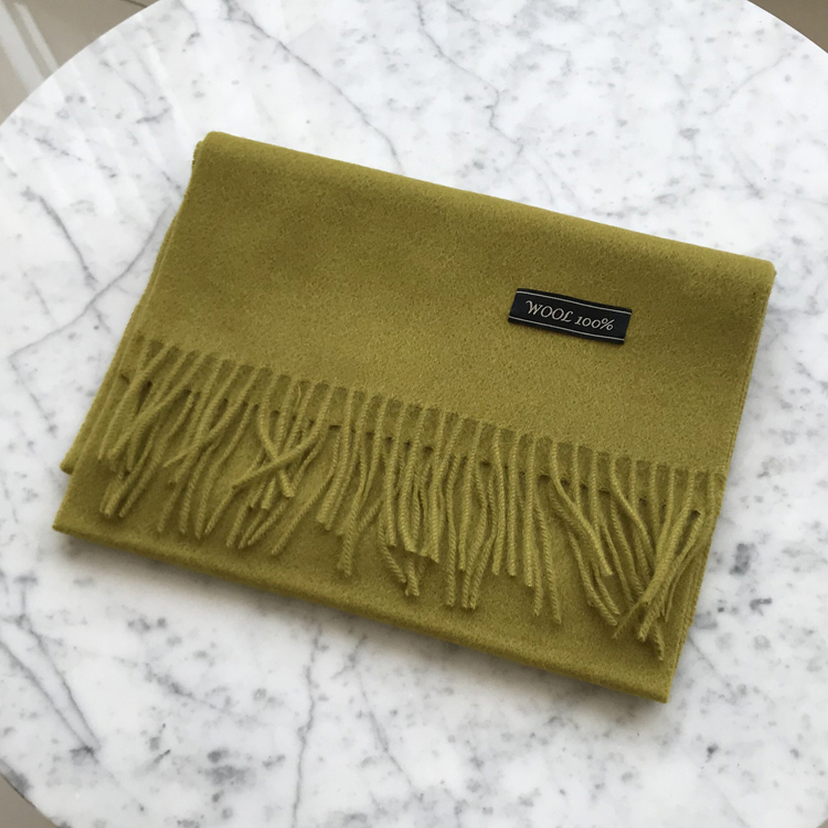 Winter Wool 100 Muffler - 10 Color Unisex Public G