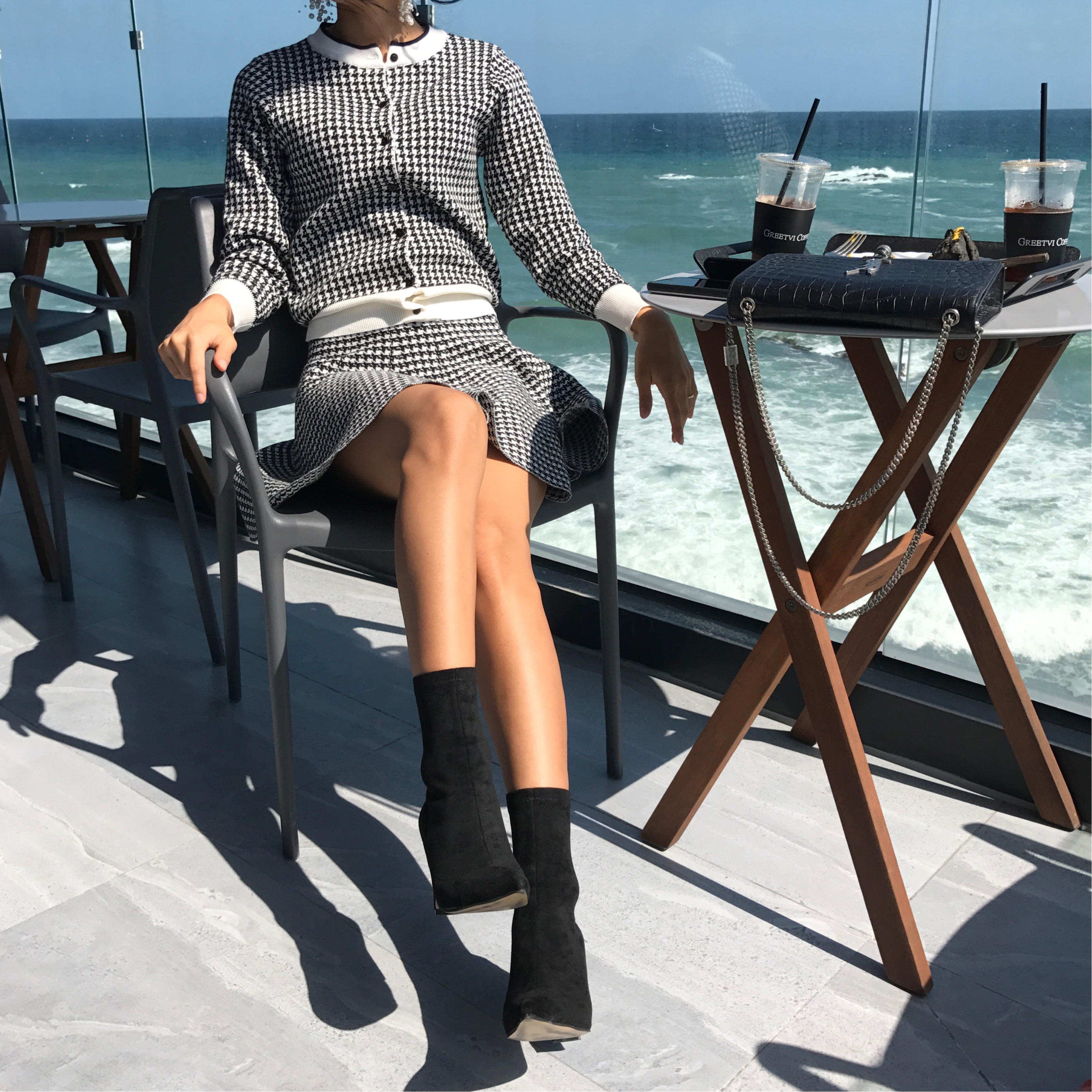 Ring Zipper Suede Angle Boots Ankle Fall Winter We