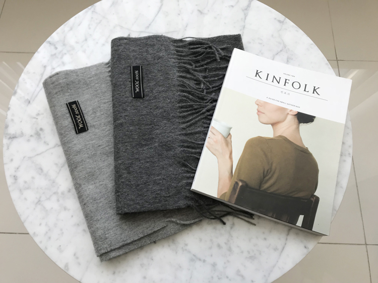 Winter Wool 100 Muffler - 10 Color Unisex Public G