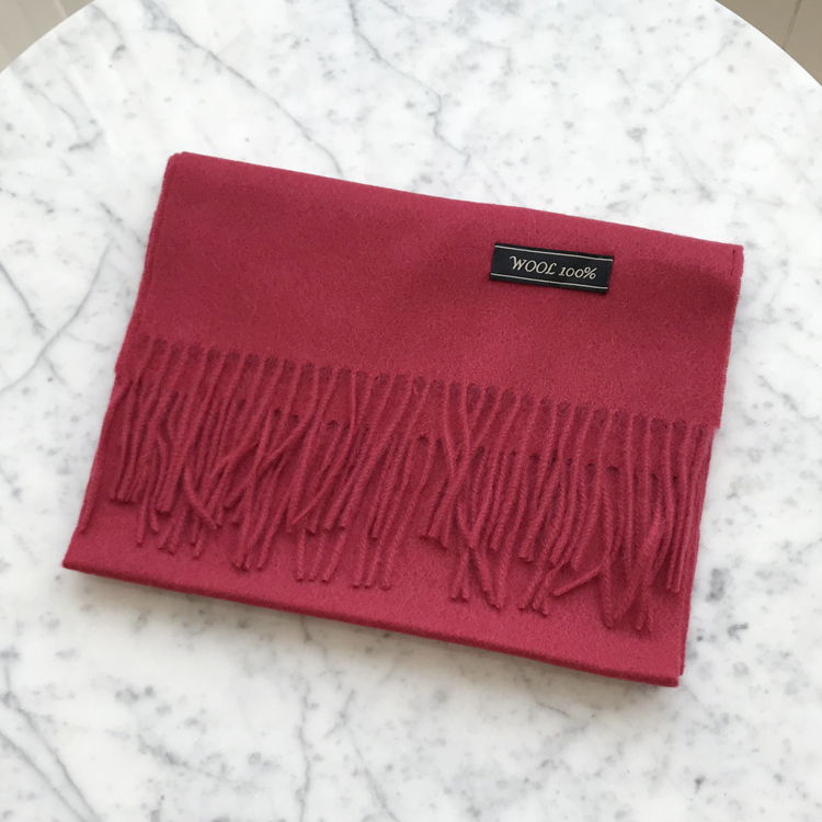 Winter Wool 100 Muffler - 10 Color Unisex Public G