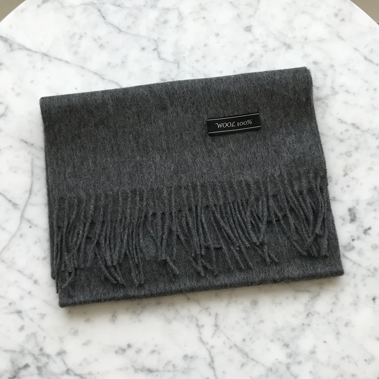 Winter Wool 100 Muffler - 10 Color Unisex Public G