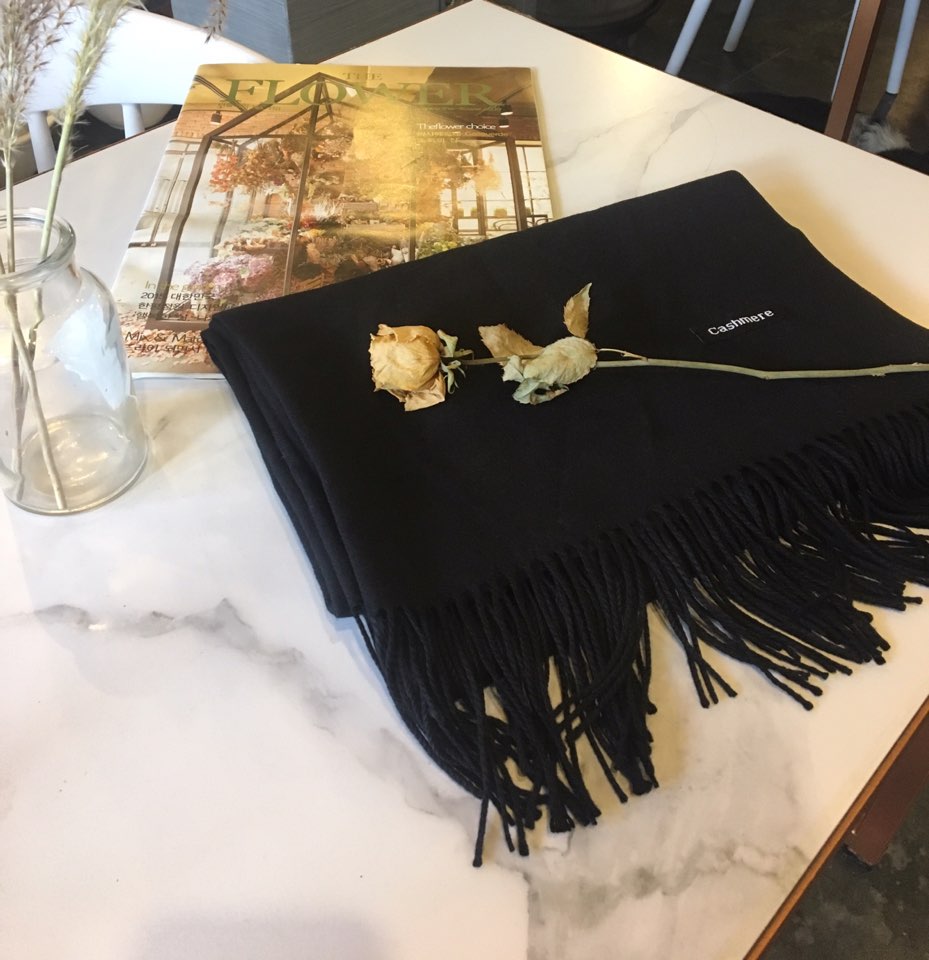 Winter cashmere muffler female man shawl gift girl