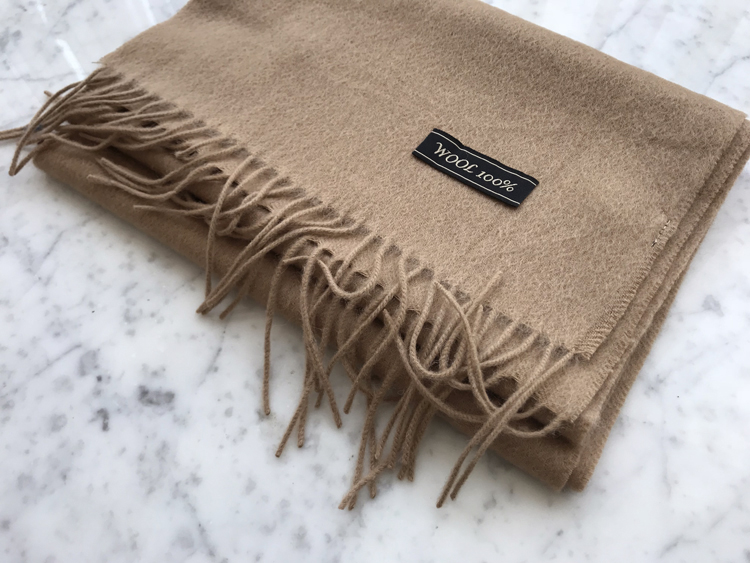Winter Wool 100 Muffler - 10 Color Unisex Public G