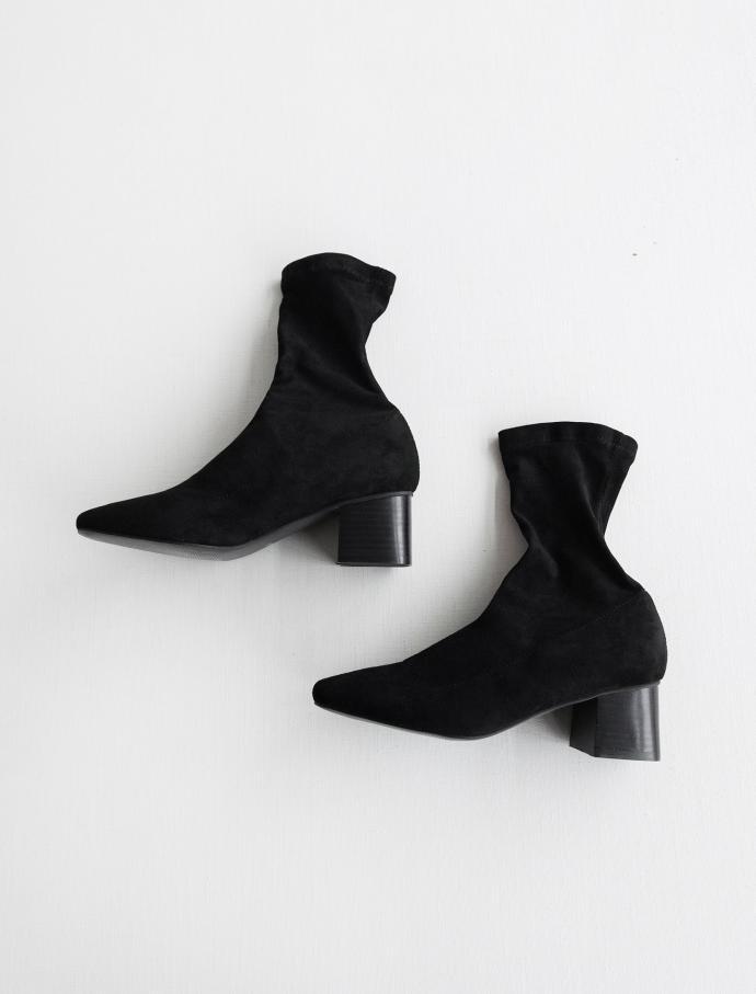 Kane's Slim Suede Middle Angle Boots 6cm Span A